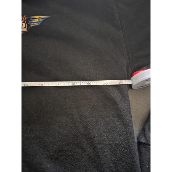 Harley Davidson Route 66 T Shirt Tulsa Oklahoma Graphic Tee Faded Men's Large - Picture 3 of 5